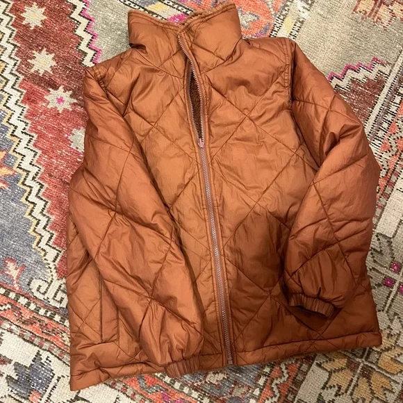 Madewell Reversible Sherpa Puffer Jacket - Picture 5 of 6